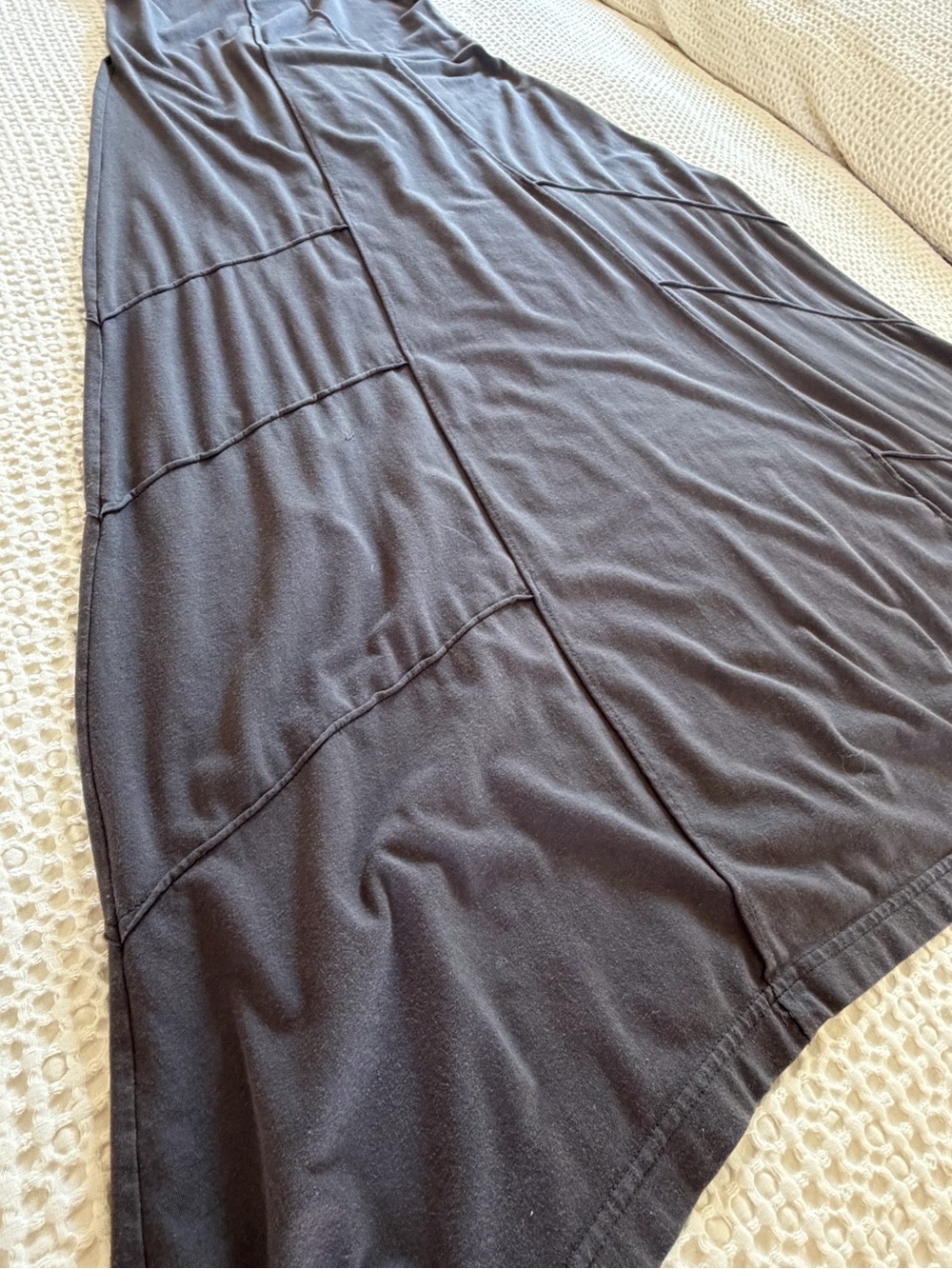 Mod-O-Doc Maxi Dress Asymmetrical Seamed Trapeze XS - Picture 7 of 10